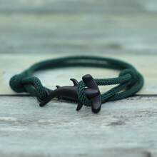 51Luckind Bobo Handmade Milan Double Rope Bracelet Charms Marine Life Shark Bracelets For Men Women Gothic Viking Jewelry Men - Grey - View 12