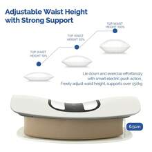 Foreverlily Electric Heated Lumbar Massager – 26° Oscillating Lumbar Traction Device With 3-Level Vibration Massage & Heat Therapy - White - View 5