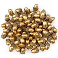 20/10 buc ghinde artificiale aurii realiste cu capac de ghindă pentru meșteșuguri simulare mini ghindă pentru decorarea Zilei Recunoștinței brad de Crăciun DIY nuntă casă decor casă bucătărie decor Crăciun decorare toamnă masă decor