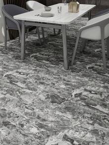 YUANYI 40*100厘米 自粘地板砖墙纸 - 大理石纹 - PVC自粘地板贴纸 - 适用于楼梯、浴室、客厅、卧室、阳台地板翻新 - 粘贴式瓷砖 - 彩色 - 查看 3