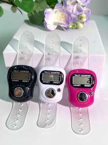 可穿戴电子计数器，方便佩戴在手指上，适用于编织、念珠、运动、游戏和其他计数用途 - 彩色 - 查看 7