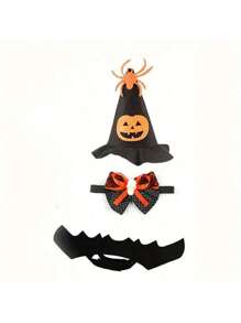 1/3 buc aripi de liliac pentru pisică, potrivite pentru costum de petrecere de Halloween, accesorii pentru costum de liliac pentru animale de companie mici/medii, decor drăguț pentru ținută de câine și pisică