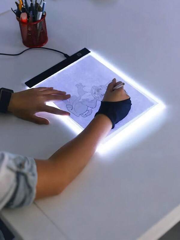 Acrylic LED Light Drawing Tablet, A4 & A5 Size, 3 Levels Dimmable Copy Board, Suitable For Students Drawing, Teaching, Sketching, Tracing, Art & Education, Creative Holiday Gifts
