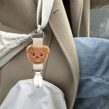 可爱熊帽夹 - 免提帽子夹，适合旅行和海滩，通用夹可防止丢失并节省包包空间，再也不会在婴儿车、背包或包上丢失帽子 - 彩色 - 查看 5