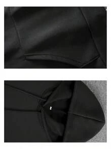 Camiseta con gráfico de pesca para hombres, Sudadera con capucha, Sudadera casual y cómoda con estampado doble cara para hombres, Abrigo casual y versátil para otoño e invierno (1 pieza)