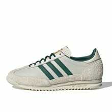 女士三葉草SL 72 RTN復古休閒鞋輕盈舒適運動鞋 - 白色/綠色 - 查看 1