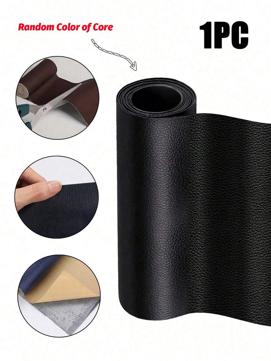 1 件自粘仿 PVC 皮革修补贴片，皮革修补胶带，DIY 用于沙发、椅子、桌子、手提包、鞋子和摩托车座椅修复，多功能贴纸，适用于沙发、椅子、汽车座椅和包袋配件