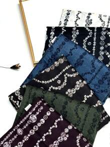 1条轻盈透气流苏披肩，优雅时尚女士真丝围巾，活力波点长款围巾，适合春夏，户外防晒沙滩披肩，多功能头巾