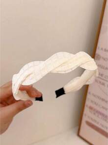 3 piezas Diademas con estampado floral minimalista y fresco, de moda versátil y antideslizante, accesorios de pelo dulces y elegantes para niñas - Multicolor - Ver 7