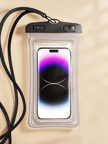 1pc Waterproof Bag Universal Waterproof Phone Pouch Airbag Waterproof Mobile Phone Bag Swimming Underwater Waterproof Phone Case Beach Cellphone Dry Bag For Smartphone Sports Bag Sport Bag Holiday Travel Vacation Summer Swimming Bag Holiday Purse Wallet For Outdoor Sport Pool - Multicolor - View 9