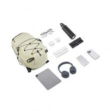 LI-NING CF Travel - Universal Large - Capacity Sports Backpack ABDV335 - Gravel White Ash - View 6