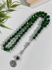 45 Stücke/10 cm Muslimische Gebetsperlen Tasbih Rosenkranz Armband, Harz Einzelstrang