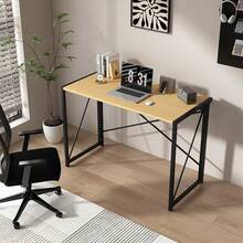 Mcc Direct Folding Desk Workstation Foldable Computer Desk For Office Home Study Writing Table No Assembly Miami - Natural - View 11