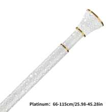 1 pieza Barra de tensión retráctil ajustable con base de plástico y tubo de acero inoxidable, disponible en dorado negro, dorado blanco, dorado gris, dorado verde, sin necesidad de perforación para barras de armario, barras de cortina de ducha, barras de cortina, se ajusta a armario, baño, ventanas, cocina/dormitorio, organizador, organizador, almacenamiento del hogar, camiseta blanca de mujer, pantalones negros de mujer, ropa de invierno para damas, vestido, ropa de invierno para damas, vestidos elegantes de mujer, camisa blanca para damas, manga larga, mono blanco para mujer, vestidos de primavera para mujer, atuendos de primavera para mujer, primavera, ropa de primavera, minimalista, blusas de verano