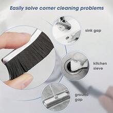 Spring Cleaning Set - 10 Pieces Of Multi-Functional Bristle Gap Brush For Bathroom, Kitchen Tiles And Window Gap Cleaning Tools Free Shipping