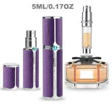 1 件奢华优雅便携式迷你可填充雾化器，底部填充设计，香水喷雾瓶，旅行香水瓶可填充，您的旅行和商务必需品