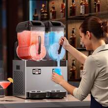 Máquina comercial para hacer granizados, batidos y bebidas congeladas con tanque de 12 L x 2 pulgadas - Tipo de Enchufe A USA (110-127V) - Ver 1