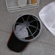 1/2pcs Hat Washer Rack With Mesh Bag For Washing Machine, Cap Cleaner Support Frame For Baseball Caps, Dishwasher Hat Protector Organizer Storage Holder, Holiday Gift, Christmas Present For Boy