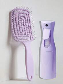 5pcs/4pcs/2pcs Comb Set, 6.8oz/200ml Continuous Fine Mist Spray Bottle, Suitable For Adult And Girl Hair, Fun Combs, Rat Tail Comb Edge, Suitable For Hairstyling And Hairstylists - Multicolor - View 17