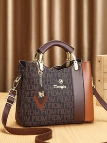 高端时尚母婴包欧美风女包老花 - 咖啡 - 查看 9