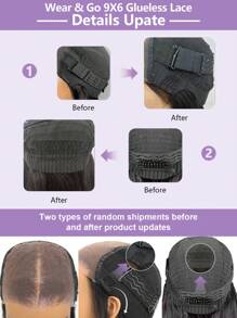 头发 Oq 头发 Oq 无胶假发 Wear Go 无胶假发 Wear And Go 无胶假发 Oq 蕾丝前假发 Kinky Straight 9x6 透明蕾丝 Oq 假发 Oq 真人发质假发 180% 密度 16-28 英寸预剪预拔蕾丝前假发 预漂白小结 时尚假发 维多利亚的秘密 未加工真人发质 节日必备发饰 自然发际线 顶级品质时尚女士礼品 - SNatural - 查看 12