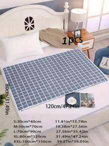 可重复使用防漏月经垫，防水可洗床垫垫，床垫保护垫，适合女性经期、尿失禁、尿床时使用，成人及老年人适用 - 彩色 - 查看 5