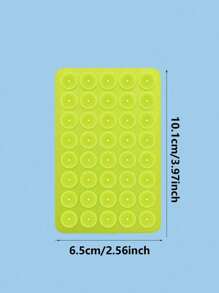 40pcs Silicone Material Phone Suction Cup, Double-Sided Suction Pad Phone Holder, Multi-Function Suction Cup Compatible With IPhone, Android Phone, Gift For Birthday, Family, Friends Phone Stand, Phone Accessories - Clear - View 6