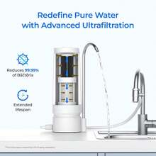 Filtr wymienny Waterdrop WD-CFF-04, system ultrafiltracji do kranu, filtr do wody blatowy, filtr wymienny do zlewu, zamiennik WD-CTF-07, WD-CTF-08, 11 szt. - 1 - Zobacz 3