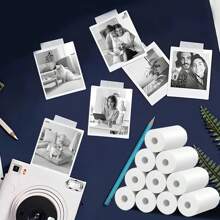 Rolls Instant Camera Print Refill Paper- Photo Printer Paper Rolls, Christmas Birthday Gifts Instant Print Camera Refill Paper For Girls Boys -Back To School