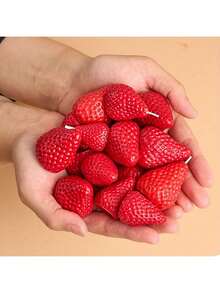 Khuôn nến silicon AromaRelax hình dâu tây 3D tự làm thủ công hương thơm lãng mạn cho tiệc ngày lễ tình nhân trang trí nhà quà tặng sinh nhật - trắng - Xem 4