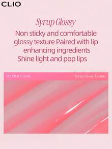 Clio 3g K-Beauty Luciu de buze volumizant, Ruj lichid hidratant, Finisaj lucios, Ușor, Imponderabil, Modelabil, Ca sticla, Netezire, De lungă durată, Viu, Transparent, Strălucitor, Hidratant, Machiaj zilnic, Machiaj coreean
