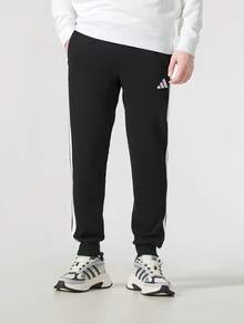 Adidas Pantalones deportivos casuales para hombre - Negro - Ver 3