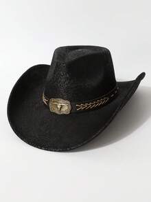 Chapéu de cowboy feminino com textura de pele de cobra selvagem e estampa animal, rebitado, adequado para eventos com tema de cowboy, festas vintage, cosplay, noites de fantasias, festivais, aniversários, apresentações de palco, uso diário - cartola - Ver 3
