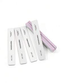 20Pcs Rectangle Nail Files 100/180Double Sided Emery Board Washable Emery Boards Reusable Nail Buffers Manicure Tools For Natural Nails Acrylic Nails Home And Salon Use,Nail Supplies,Nail Tools,Nail Art Tools,Back To School,Nails,Nail Tools For Press On Nails - Dusty Purple - View 15