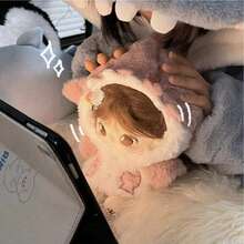 20cm Doll Shark Costume Outfit, Detachable Clothes For Labubu/Compatible With Labubu Dolls, Anime Peripheral Doll Clothes (Outfit Only, Doll Model Shown For Display) - Multicolor - View 6