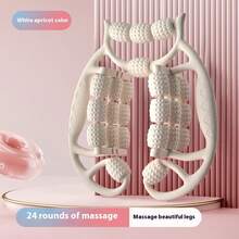 24-Roller Leg Massager, Yoga Roller, Leg Clamp, Calf & Thigh Muscle Relaxer Roller, Relieve Waist & Back Stiffness, Slim Calves, Improve Posture, Adult Massage, Fascia Roller, Weight Loss Product - Multicolor - View 6