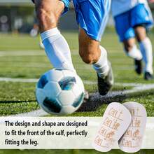 1 Pair Mini Soccer Shin Guards, Adult Slip-In Leg Protectors - Thick Mini Soccer Shin Pads - Suitable For All Seasons - Multicolor - View 6
