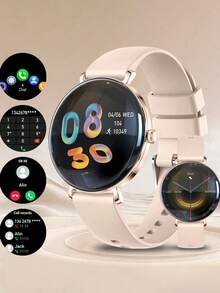 LIGE Fashion New Women's Smart Watch 100+ Sports Mode, Voice Calls, Text Messages, Alarm Clock, Menstrual Period Reminder, Remote Timed Photography, Weather Forecast, Wearing Classic Disc Women's Sports Smart Watch On A Daily Basis