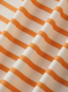 Womens Y2K Striped Two Pieces Outfits Strapless Crop Tube Top Off The Shoulder Bandeau Tops And Striped Wide Leg Pants Sets Summer Beach Vacation Casual Lounge Set