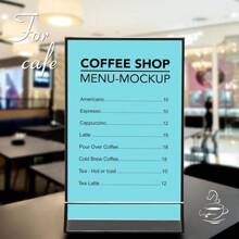 4 Pack4x6inch 5 X 7 Inch Clear Acrylic Sign Holder With Borders And Vertical Stand, Double Sided Table Menu Holders Picture Frames For Restaurant Signs, Wedding Party Table Numbers