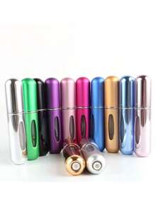 1/4pcs 5ml Refillable Perfume Bottles, Perfume Bottle Mini Portable Aluminum Spray Bottle For Perfume - Multicolor - View 4