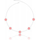 Pink-white Gold Plated