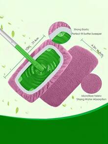 Pack de 2/4/6 serpillières pour sol mouillé, lavables pour chiffons de sol humides, idéal pour les chiffons de sol, réutilisables, microfibre pour chiffons de sol humides, secs/humides