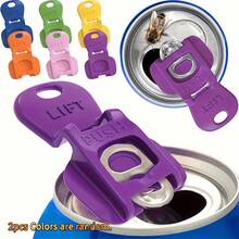 2 Colorful Soda Bottle Openers With Lids – Insect-Proof Can Lids, Suitable For Beer, Soda, Cola – Ideal For Parties, Barbecue, Beach And Outdoor Activities Free Shipping