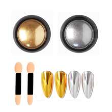 Superfine French Nail Glitter Powder, Black White Glitter Snow Design Nail Sugar Powder Shiny Effect Nail Glitter For Nail Art Flakes Pigment Dust Manicure Accessories DIY Crafts Glitter-326795 - Yellow - View 5