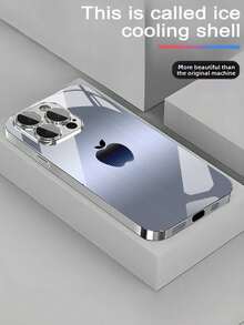 1个苹果设计金属玻璃材质手机壳，优雅高端，兼容 17 Pro Max/Air 16 Pro Max/16 Pro/16E/16/15 Pro Max/15 Pro/15 Plus/15/14 Pro Max/14 Pro/14 Plus/14/13 Pro Max/13 Pro/13/12 Pro Max/12/11 Pro Max/11手机配件保护套 - 銀 - 查看 2