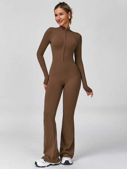 MASKERT 女士运动服 瑜伽服 连体裤 跑步运动 健身服 连体衣 健身服 高弹力瑜伽服 居家休闲 舒适亲肤塑身衣