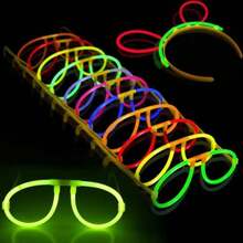 Glow Stick Eye Glasses Assorted Colors 6ct