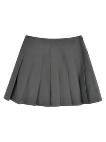 2025春秋百搭百褶裙 - 灰色 - 查看 6