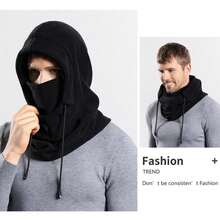 1pc Thick Windproof Neck Warmer Ski Mask, Unisex Outdoor Cycling Face Cover, Thermal Neck Gaiter For Autumn/Winter